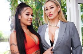 Две сисястые лесбухи отлично шалят