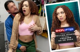 Осмотрел воровку и круто ее поебал