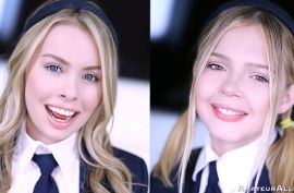 Телочка сосет и вылизывает яички