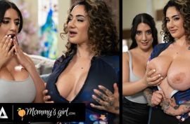 Две грудастые лесбухи орально шалят