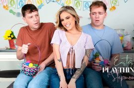 Роскошная телка круто долбится с двумя