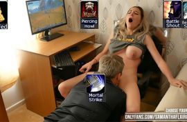 Пышногрудая Саманта  (Samantha Flair) круто долбится