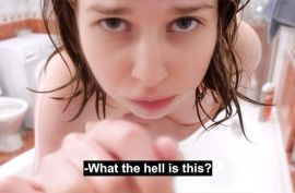 Натянул на свой хуй помытую девчонку