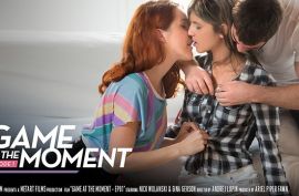 Тощая девка красотка круто трахается