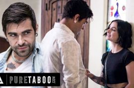 Тату девка в крутом сексе